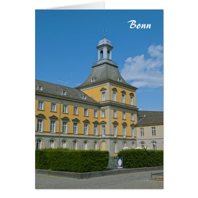 Universitetet i Bonn Hälsningskort (Framsidan)