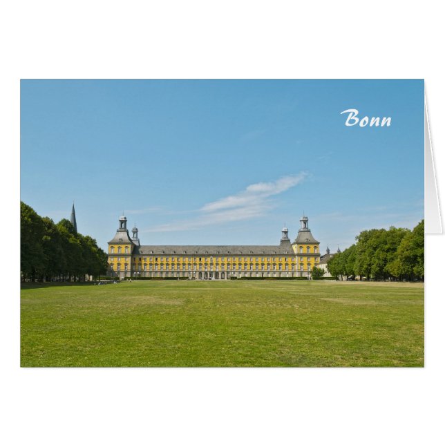 Universitetet i Bonn Hälsningskort (Framsidan Horizontal)
