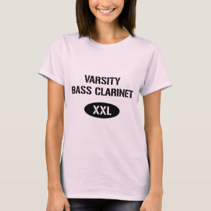 Universitets- bas- klarinett tee shirt