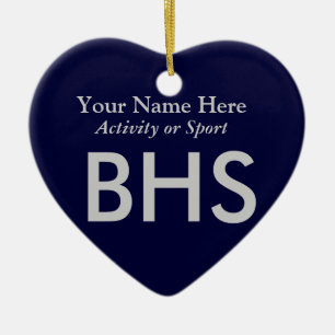 Universitets- brevminnessak för högskola eller f julgransprydnad keramik