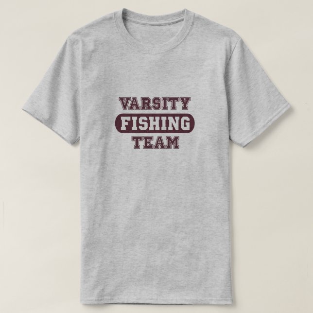 Universitets- fiskelag t shirt (Design framsida)