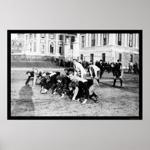Universitets- fotboll Columbia 1914 Poster