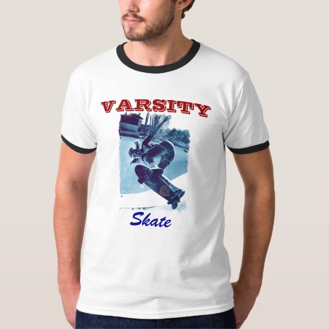 Universitets- skridsko t-shirt (Framsida)