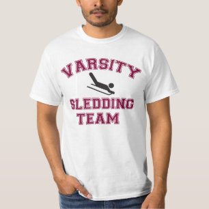 Universitets- Sledding lag T Shirt
