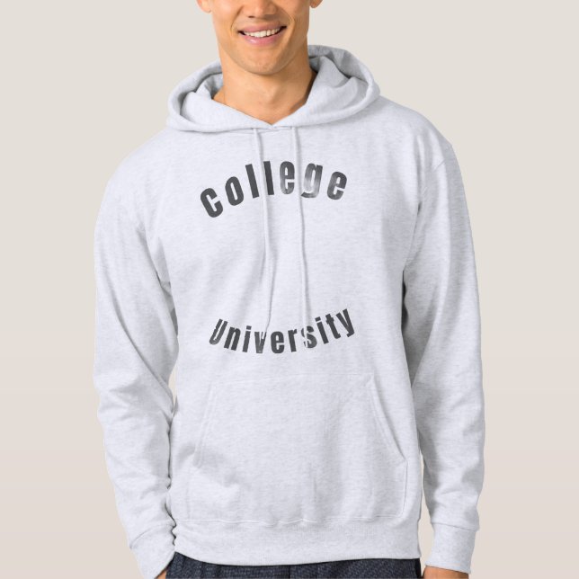 Universitets-tröja Hoodie (Framsida)