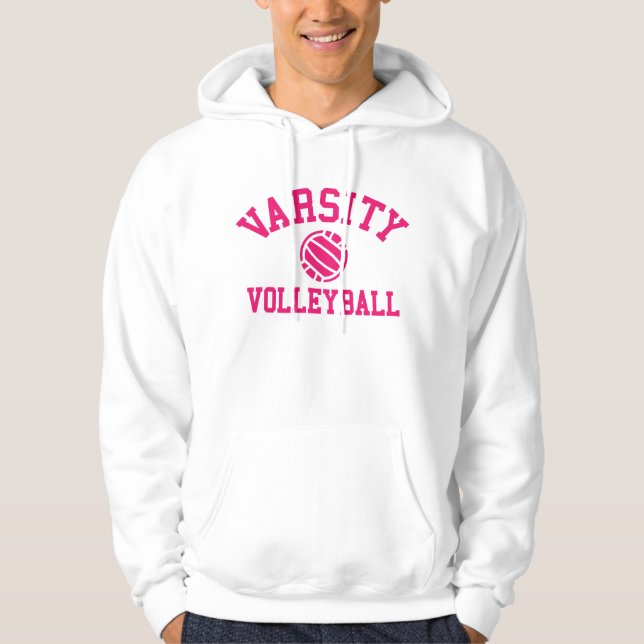 Universitets- volleybollHoodie Munkjacka (Framsida)