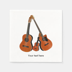 Universitetsexamen i folkgitarr och Ukulele Pappersservett