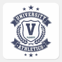 Universitetsidrott – College Sports Pride Fyrkantigt Klistermärke