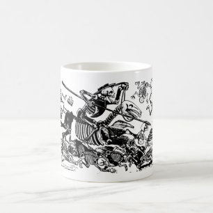 Universitetslärare Quijote av José Guadalupe Kaffemugg
