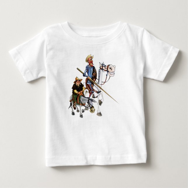 UNIVERSITETSLÄRARE QUIJOTE, SANCHO, T-SHIRT (Framsida)