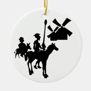Universitetslärare Quixote Julgransprydnad Keramik