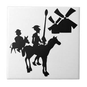 Universitetslärare Quixote Kakelplatta
