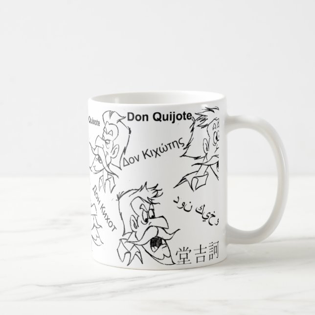 UNIVERSITETSLÄRARE QUIXOTE - muggtaza Kaffemugg (Höger)