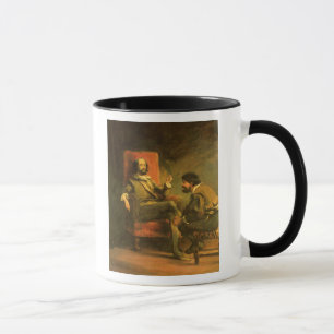 Universitetslärare Quixote och Sancho Panza Mugg