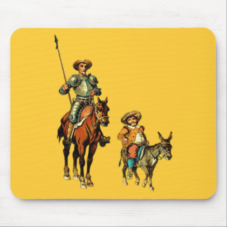 Universitetslärare Quixote och Sancho Panza Musmatta