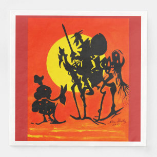 UNIVERSITETSLÄRARE QUIXOTE PAPPERSSERVETT