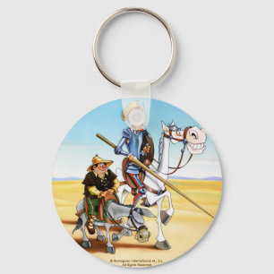 UNIVERSITETSLÄRARE QUIXOTE & SANCHO KEYCHAIN- NYCKELRING