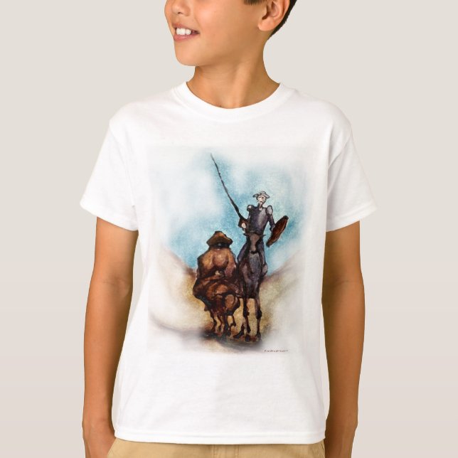 Universitetslärare Quixote T-shirt (Framsida)