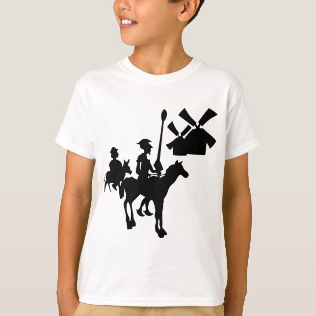 Universitetslärare Quixote T-shirt (Framsida)