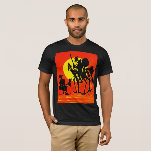 UNIVERSITETSLÄRARE QUIXOTE T-SHIRT (Hel framsida)
