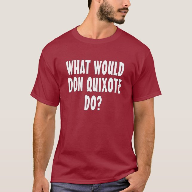 Universitetslärare Quixote T-shirt (Framsida)
