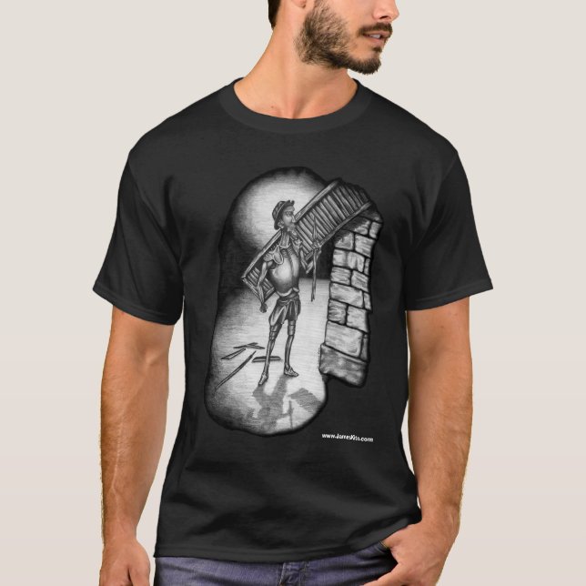 Universitetslärare Quixote Tee Shirt (Framsida)