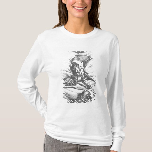 Universitetslärare sårade Quixote T-shirt (Framsida)