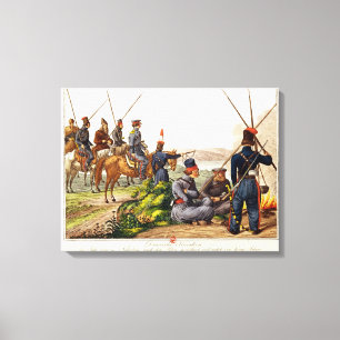 UniversitetslärareCossacks i 1814 Canvastryck