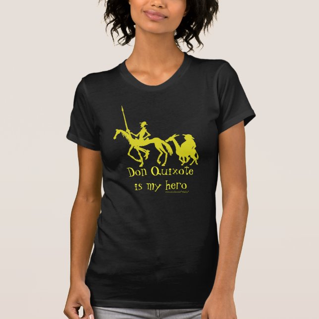 Universitetsläraren Quixote är min roliga T-shirt (Framsida)