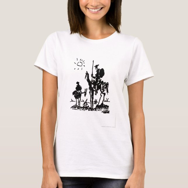universitetslärarequijoteflicka t-shirt (Framsida)