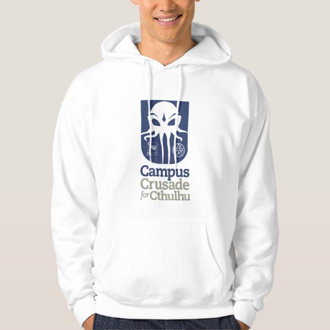 Universitetsområdekorståg för Cthulhu Hoodie (Framsida)