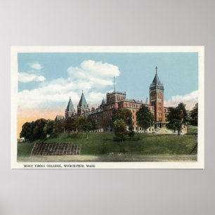 Universitetsområdet beskådar av heligakorhögskolan poster