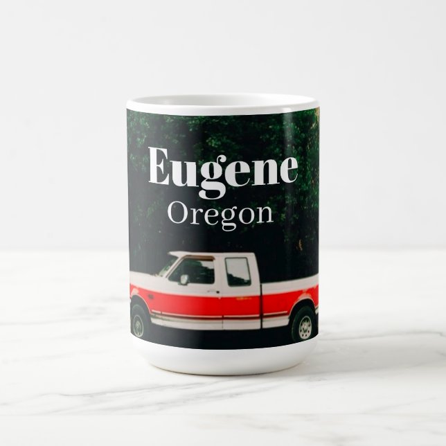 Universitetsstaden Eugene - Oregon Kaffemugg (Center)