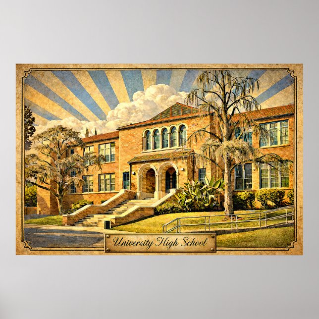 University High School Poster (Framsidan)