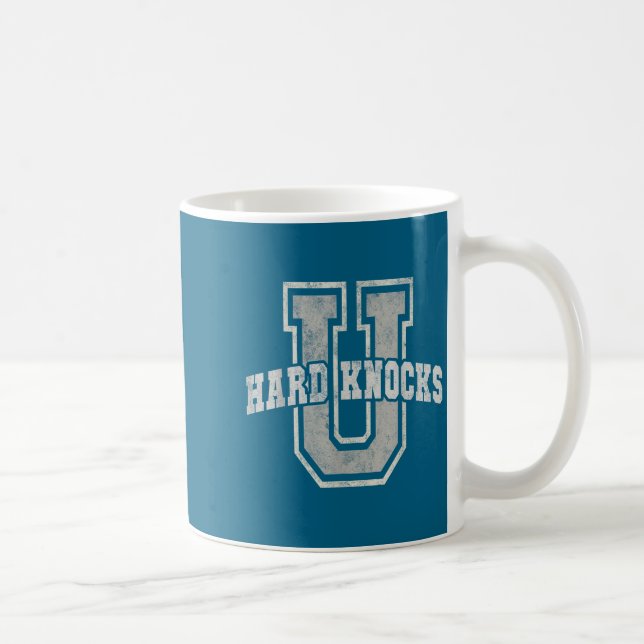 University Of Hard Knocks Life Goals College Schoo Kaffemugg (Höger)