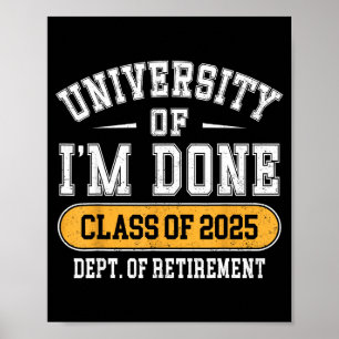 University Of Jag Är Klar Cl 2025 Rolig Examens St Poster