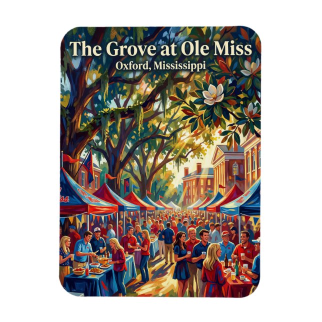 University of Mississippi Mississippi blir Magnet (Vertikal)