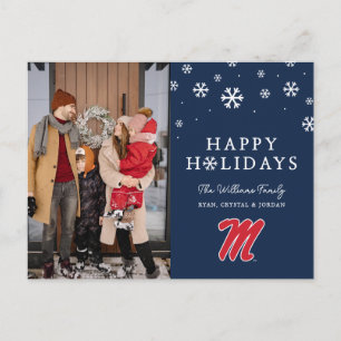 University of Mississippi Script M Helg Vykort