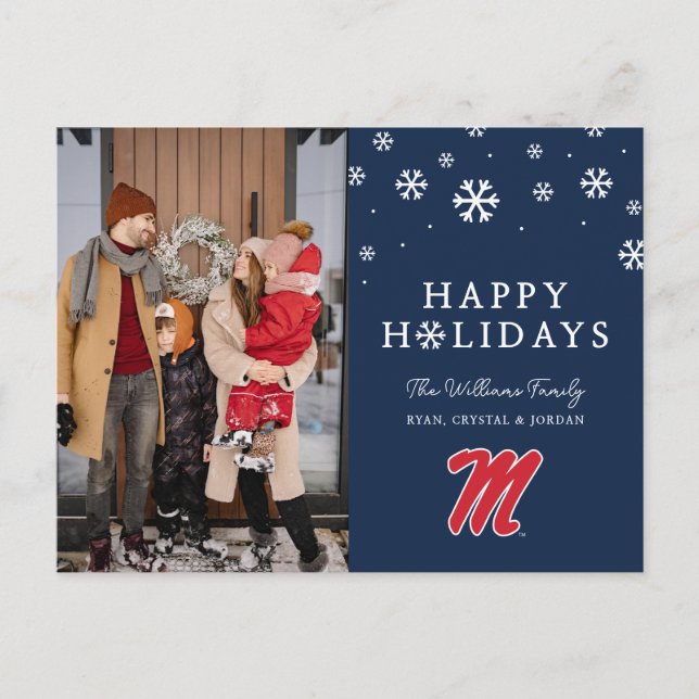 University of Mississippi | Script M Helg Vykort (Framsida)