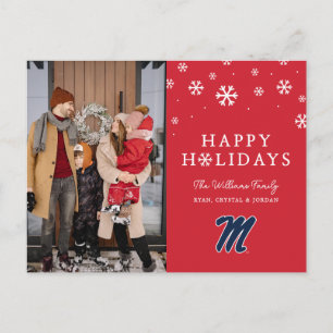 University of Mississippi Script M Helg Vykort