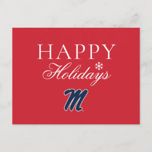 University of Mississippi Script M Helg Vykort