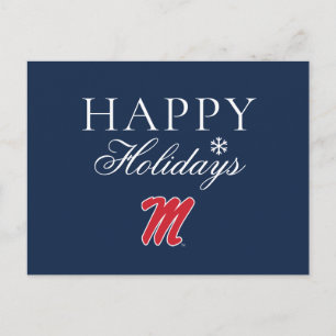 University of Mississippi Script M Helg Vykort