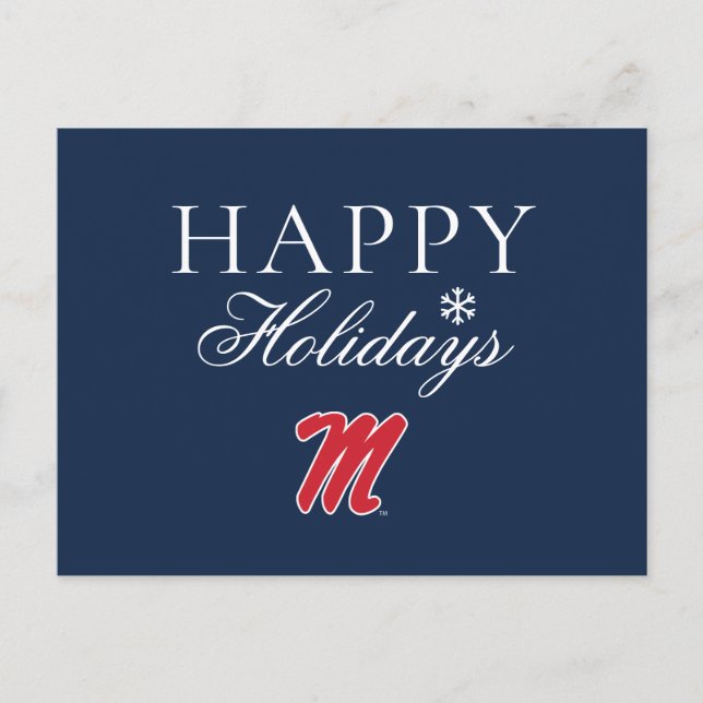 University of Mississippi | Script M Helg Vykort (Framsida)