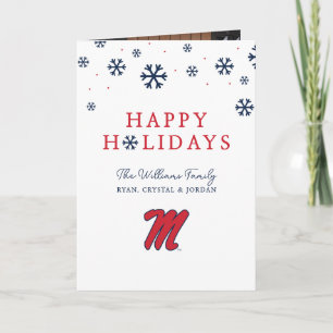 University of Mississippi Script M Helgkort