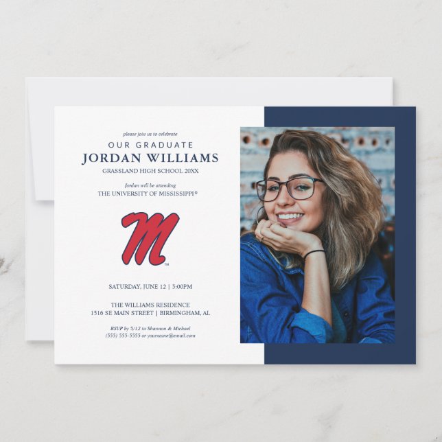 University of Mississippi | Script M Meddelande (Framsida)