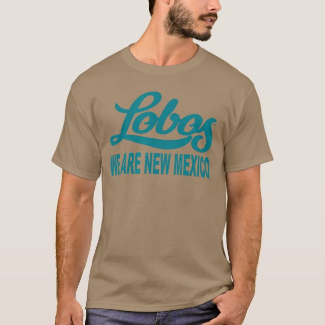 University of New Mexico UNM Lobos NCAA UNM07 T Shirt (Framsida)