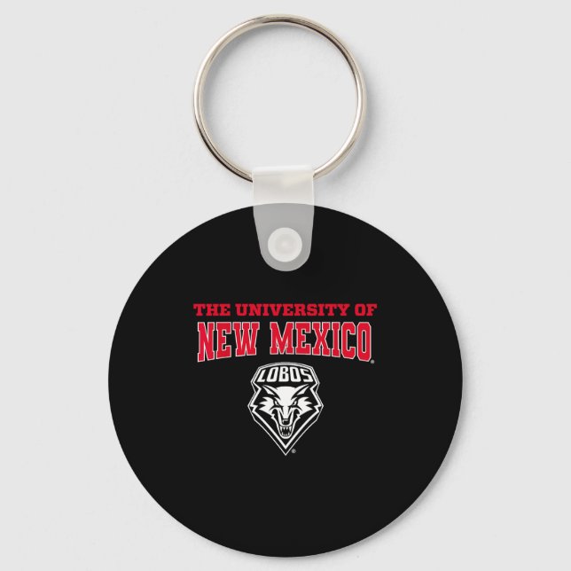 University Of New Mexico Unm Lobos Ncaa Unm&#   Nyckelring (Framsida)