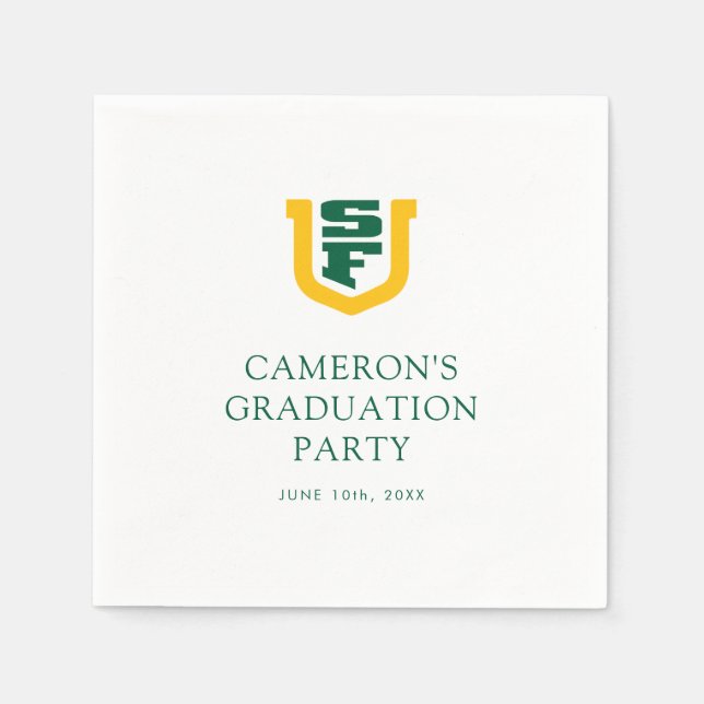 University of San Franciscos examensceremoni Pappersservett (Framsidan)