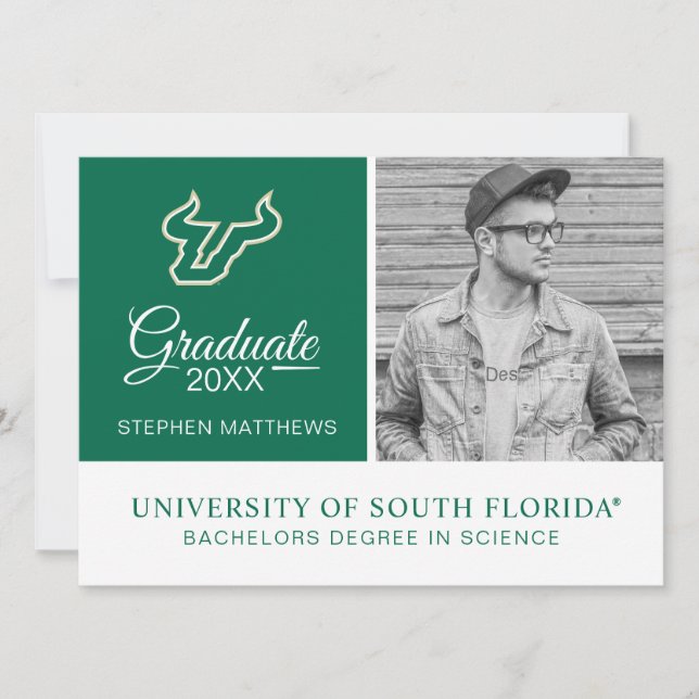 University of South Florida magisterexamen Inbjudningar (Framsida)