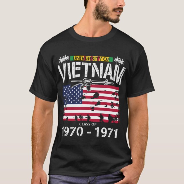 University of Vietnam (1970 - 1971) T Shirt (Framsida)